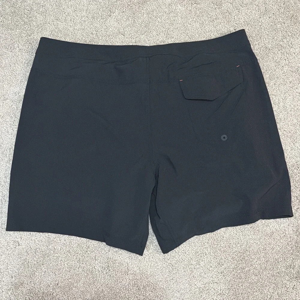 Saxx Shorts Mens 38x7 Black Betawave 2N1 Lined Board Shorts W/Ballpark Pouch